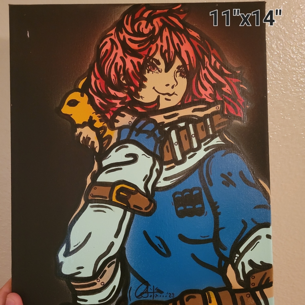 Nausicaa anime canvas art